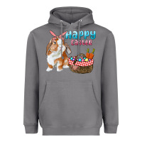 Storm Happy Easter Bunny And Egg Basket Heavyweight Hoodie - RanaPortraitStore