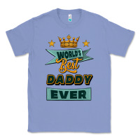 Colony Blue world's best daddy ever Classic Tee - Jasminsmagicworld