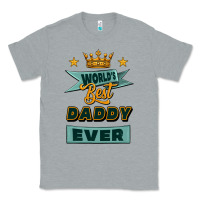 Heather Grey world's best daddy ever Classic Tee - Jasminsmagicworld