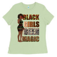 Matcha black girls been magic Ladies Tee - texasbilliewilder
