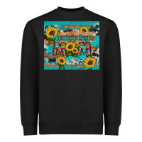 Black world's best mom sunflower leopard cowhide Heavyweight Sweatshirt - Artiststas