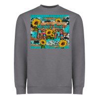 Storm world's best mom sunflower leopard cowhide Heavyweight Sweatshirt - Artiststas