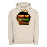Pigment French Oak Future black queen Urban Hoodie - HowdyJamesFarm