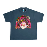 Midnight Navy pink christmas rainbow Urban Heavy Tee - AdoDesignShop