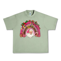 Oil Green pink christmas rainbow Urban Heavy Tee - AdoDesignShop