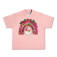 Salmon pink christmas rainbow Urban Heavy Tee - AdoDesignShop