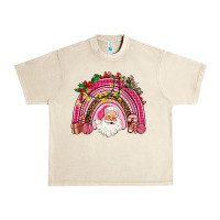 Sandshell pink christmas rainbow Urban Heavy Tee - AdoDesignShop