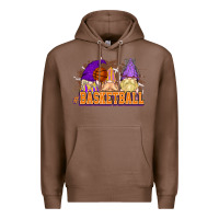 Chestnut Basketball gnomes Premium Hoodie - NancyCooperArtShop