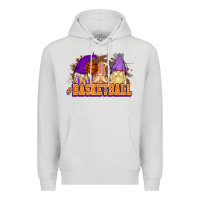 Dove Grey Basketball gnomes Premium Hoodie - NancyCooperArtShop