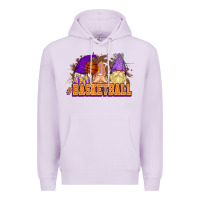 Lilac Basketball gnomes Premium Hoodie - NancyCooperArtShop