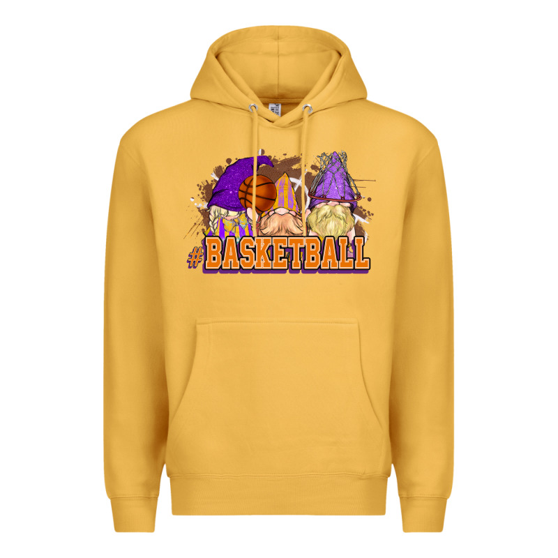 Basketball Gnomes Premium Hoodie by NancyCooperArtShop | Teevron