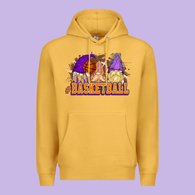 Basketball Gnomes Premium Hoodie Designed By Nancycooperartshop