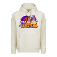 Oatmeal Heather Basketball gnomes Premium Hoodie - NancyCooperArtShop