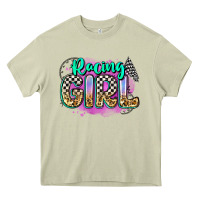 Mossy racing girl Heavy Core Tee - Zillion Design Studio