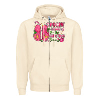 Sandshell crocin' around the christmas tree Zipper Hoodie - MaliasSmallBusiness