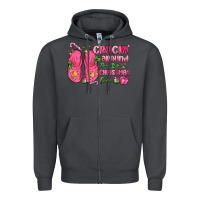 Smoke crocin' around the christmas tree Zipper Hoodie - MaliasSmallBusiness