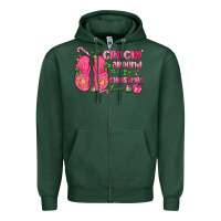 Sports Green crocin' around the christmas tree Zipper Hoodie - MaliasSmallBusiness