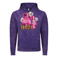 Cloud Purple Breast Cancer Boxing Gloves Vintage Hoodie - Artiststas
