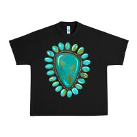 Black western gemstone turquoise Urban Heavy Tee - Artiststas