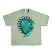 Western Gemstone Turquoise Urban Heavy Tee | Teevron