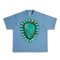 Pebble Blue western gemstone turquoise Urban Heavy Tee - Artiststas