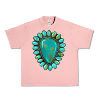 Salmon western gemstone turquoise Urban Heavy Tee - Artiststas