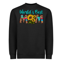 Black world's best mom sunflower Heavyweight Sweatshirt - Artiststas