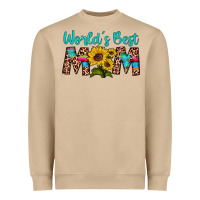 Mushroom world's best mom sunflower Heavyweight Sweatshirt - Artiststas