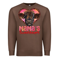 Chestnut mama's sweetheart highland calf Premium Sweatshirt - RanaPortraitStore