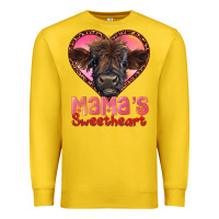 Lemon mama's sweetheart highland calf Premium Sweatshirt - RanaPortraitStore