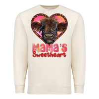 Sandshell mama's sweetheart highland calf Premium Sweatshirt - RanaPortraitStore