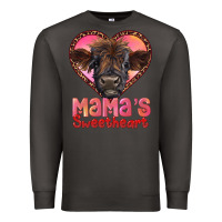 Smoke mama's sweetheart highland calf Premium Sweatshirt - RanaPortraitStore