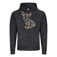 Vintage Black french bulldog Vintage Hoodie - RanaPortraitStore