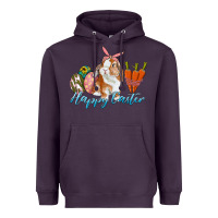 Plum happy easter bunny carrots and eggs Heavyweight Hoodie - RanaPortraitStore