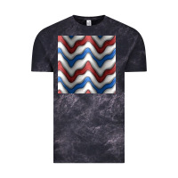 Cloud Black 4th july stripes seamless pattern Vintage Tee - BundleAndBundleShop