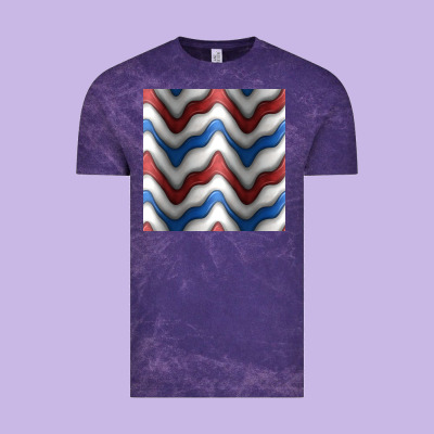 4th July Stripes Seamless Pattern Vintage Tee Designed By Bundleandbundleshop
