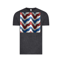 Vintage Black 4th july stripes seamless pattern Vintage Tee - BundleAndBundleShop