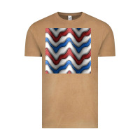 Vintage Camel 4th july stripes seamless pattern Vintage Tee - BundleAndBundleShop
