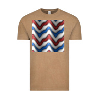 Vintage Coffee 4th july stripes seamless pattern Vintage Tee - BundleAndBundleShop