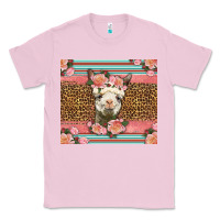 Bubblegum Pink llama and roses glitter Classic Tee - LillyAllenDesigns