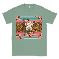 Sage llama and roses glitter Classic Tee - LillyAllenDesigns