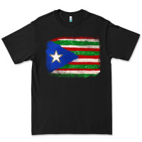 Black Mexico and Puerto Rico Flag Premium Tee - texasbilliewilder