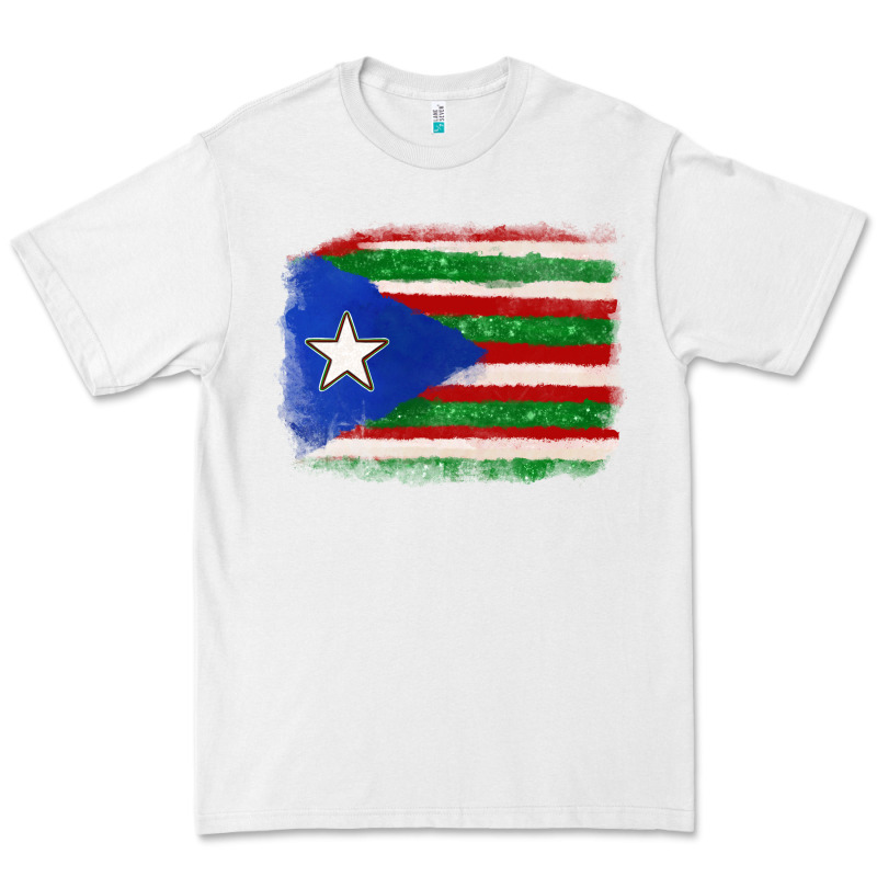 Mexico And Puerto Rico Flag Premium Tee by texasbilliewilder | Teevron