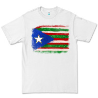 White Mexico and Puerto Rico Flag Premium Tee - texasbilliewilder