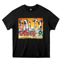 Black salty vibes Heavy Core Tee - texasbilliewilder