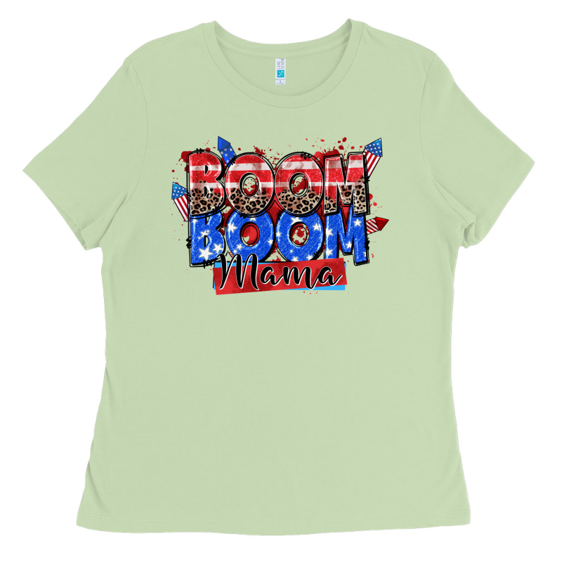 Boom Boom Mama Ladies Tee by Zillion Design Studio | Teevron