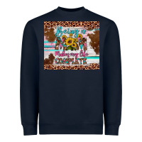 Navy being a mom makes my life complete Heavyweight Sweatshirt - Artiststas