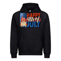 Black Happy 4th of july gnome Urban Hoodie - CowGirlArtShop