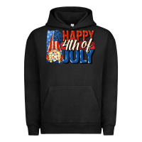 Pigment Black Happy 4th of july gnome Urban Hoodie - CowGirlArtShop