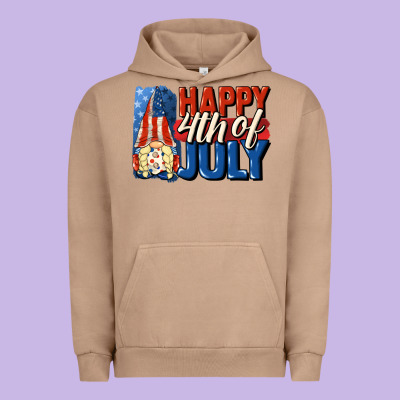 Happy 4th Of July Gnome Urban Hoodie Designed By Cowgirlartshop